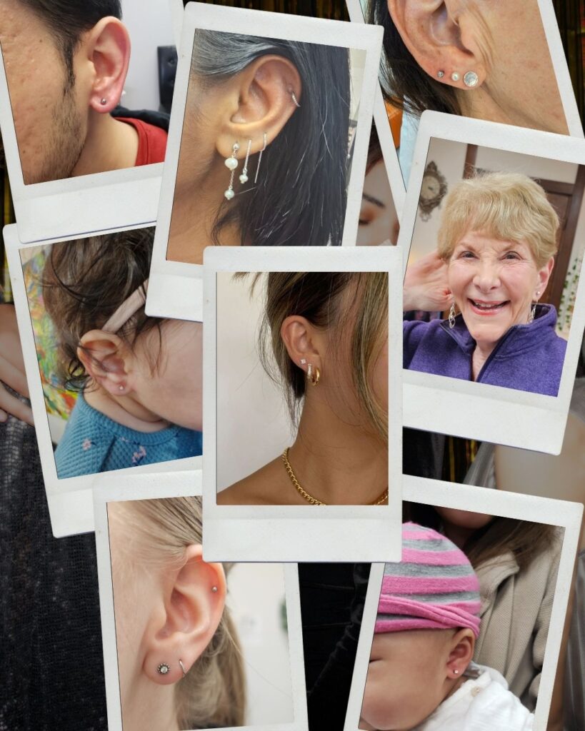 Piercing images from Just Your Ears Gallery